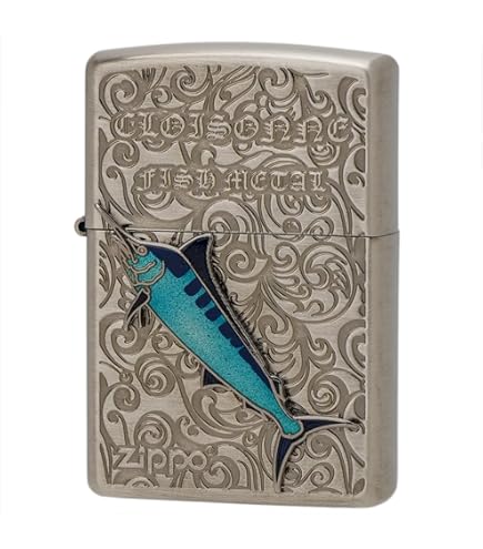 Amazon | ZIPPO(ジッポ) ライター 魚 ヴィンテージフィッシュ 本七宝